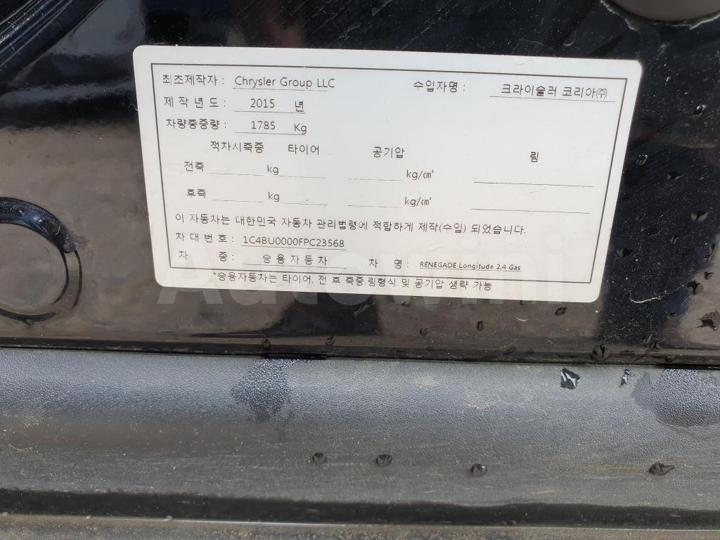 2015 JEEP RENEGADE S KEY+SUNROOF - 28