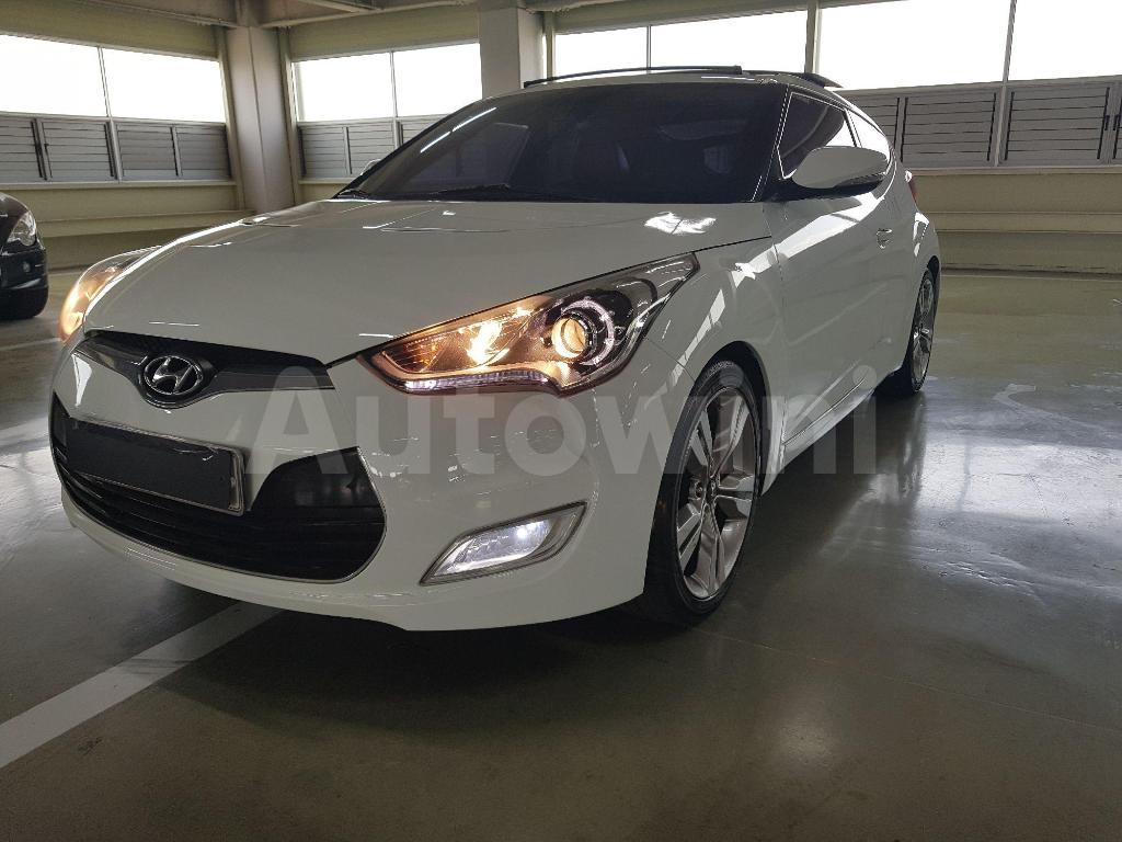 2012 HYUNDAI VELOSTER DCT PECK 50,000KG SUNROOF WHIT - 1