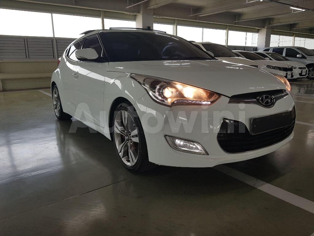 2012 HYUNDAI VELOSTER DCT PECK 50,000KG SUNROOF WHIT - 2