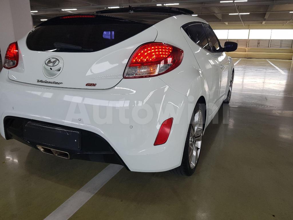 2012 HYUNDAI VELOSTER DCT PECK 50,000KG SUNROOF WHIT - 4