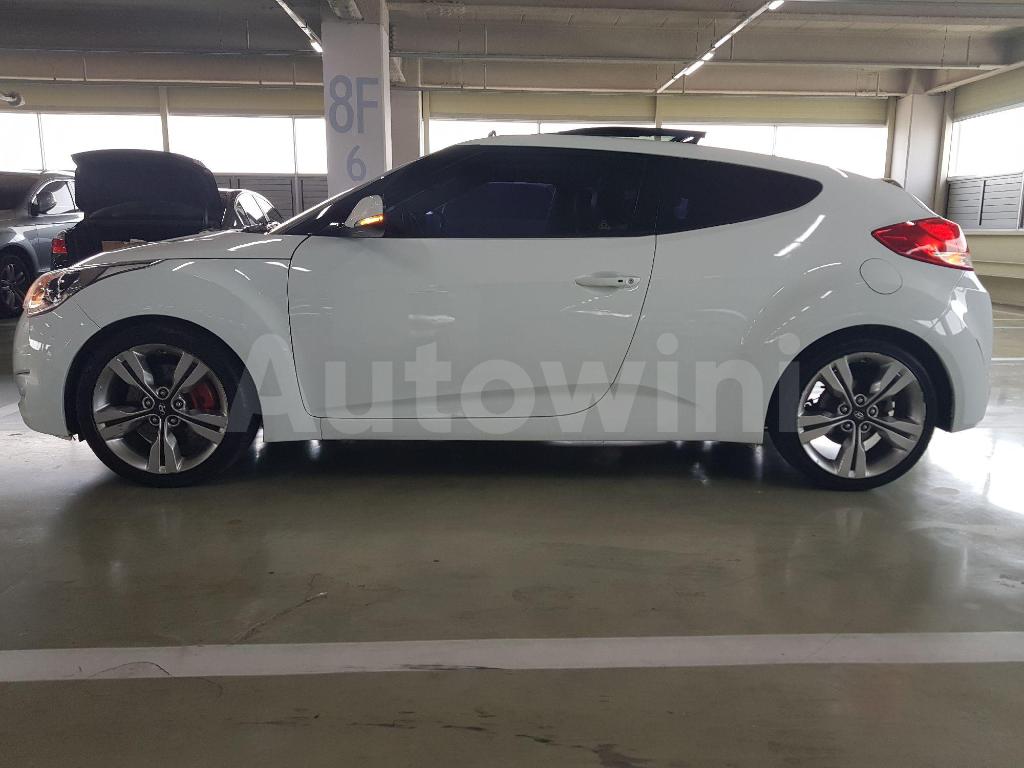 2012 HYUNDAI VELOSTER DCT PECK 50,000KG SUNROOF WHIT - 6