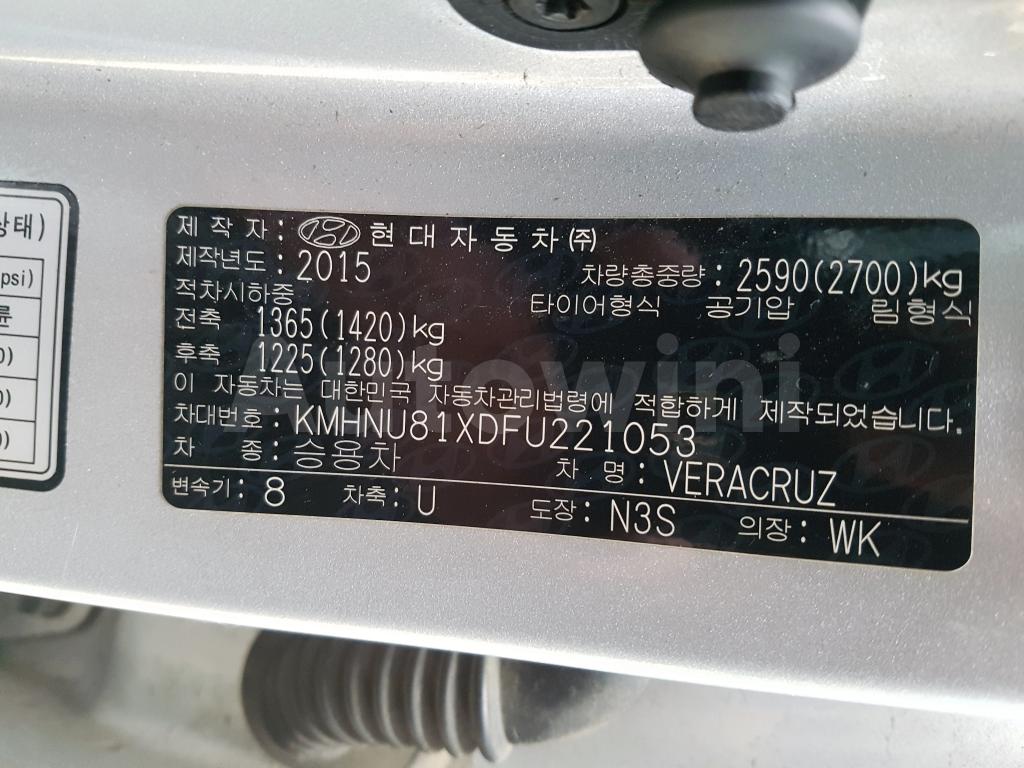 2015 HYUNDAI VERACRUZ 4WD (18R+AUTO TRUNK+S*KEY+GPS - 54