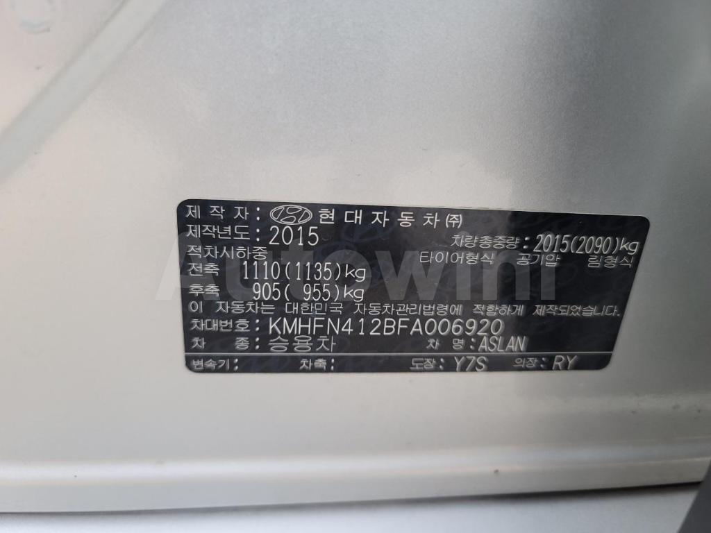 2015 HYUNDAI ASLAN FULL OPTION, BRAKE TUNNING CAR - 14