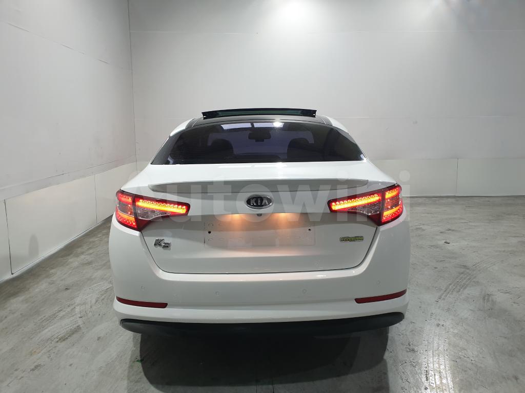 KNAGN41CBCA003076 2012 KIA K5 HYBRID OPTIMA SUNROOF/ABS/R-CAM/NO ACCIDENT-3