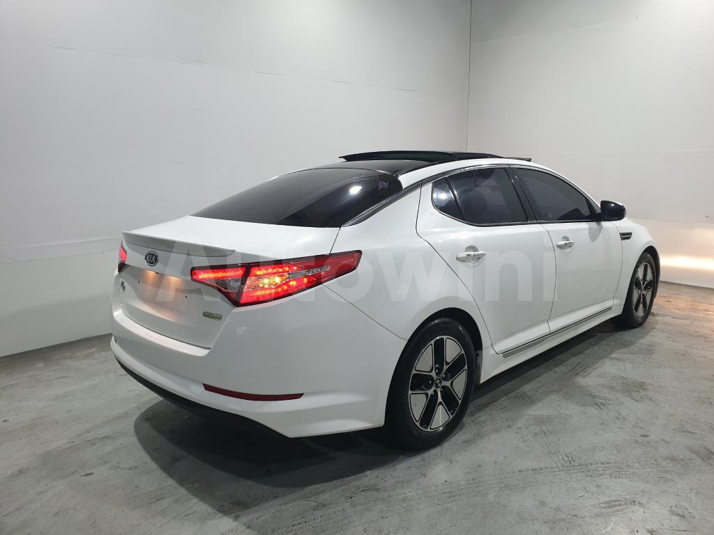 KNAGN41CBCA003076 2012 KIA K5 HYBRID OPTIMA SUNROOF/ABS/R-CAM/NO ACCIDENT-4