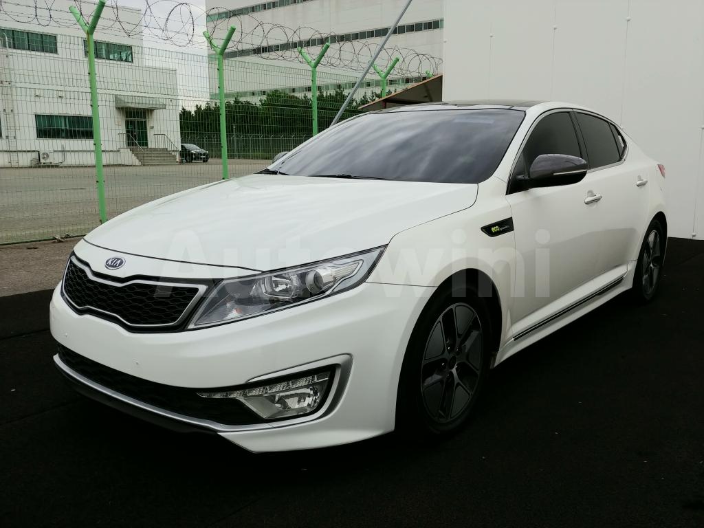 KNAGN41CBCA006914 2012 KIA K5 HYBRID OPTIMA *P.SROOF+S.KEY+HID+NAVI+M.SEAT-0