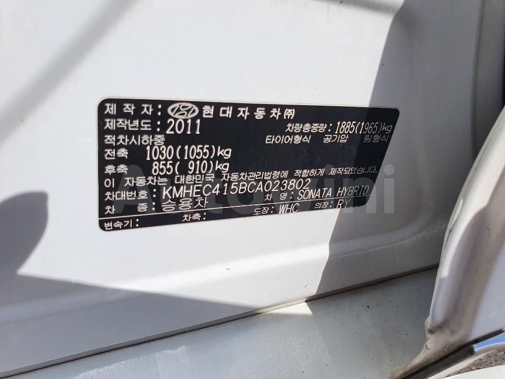 2012 HYUNDAI SONATA HYBRID 17R SUNROOF ANDROID S KEY - 48