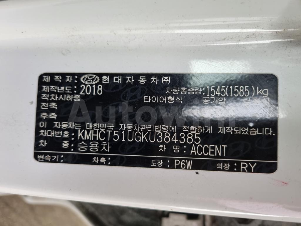 2019 HYUNDAI ACCENT  DIESEL WIT MODERN NO ACCIDENT - 55