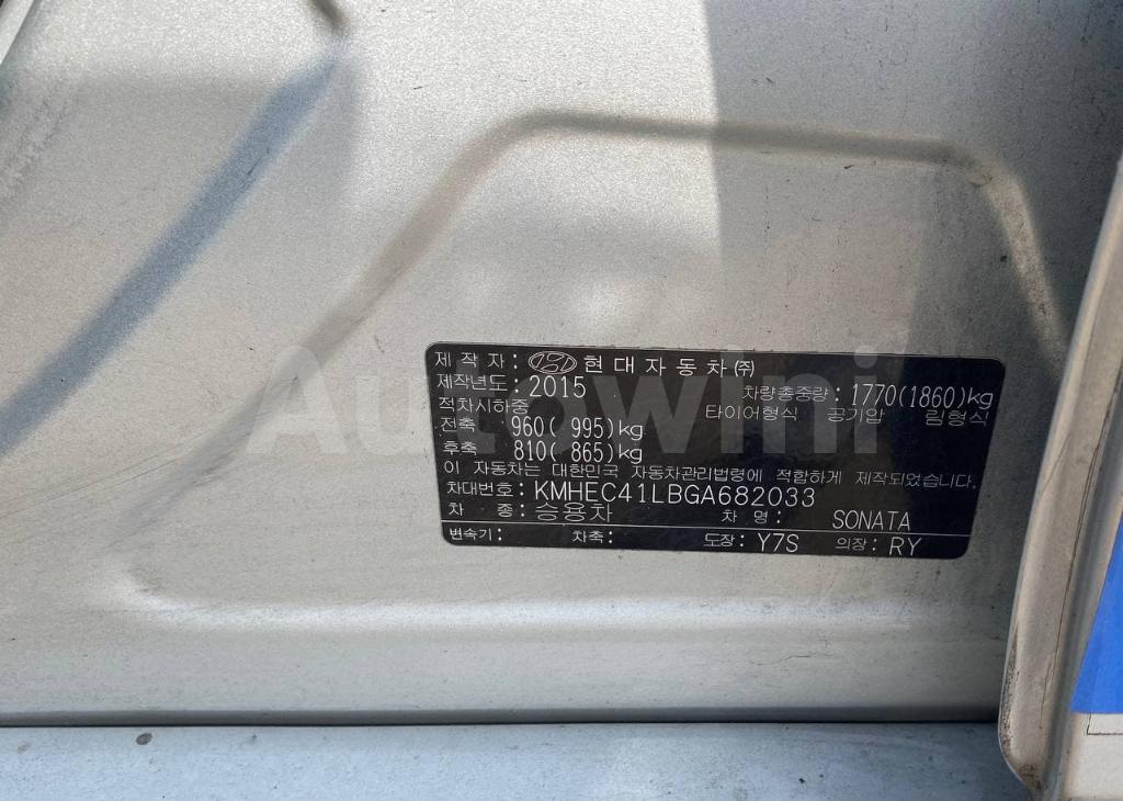 2016 HYUNDAI YF SONATA TAXI - 24