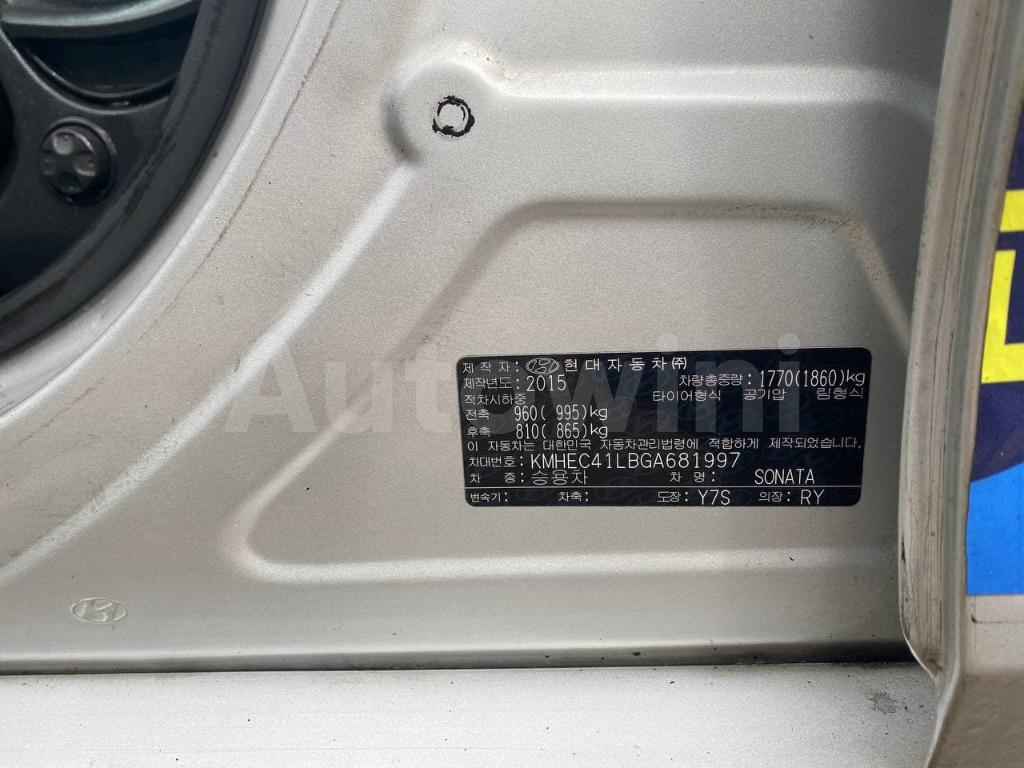 2016 HYUNDAI YF SONATA TAXI - 22