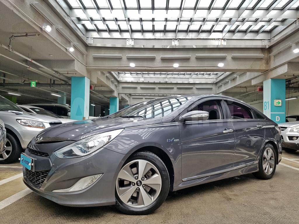 KMHEC415BCA042691 2012 HYUNDAI SONATA HYBRID (17R+SMART KEY+LED+GPS+CAM)-0