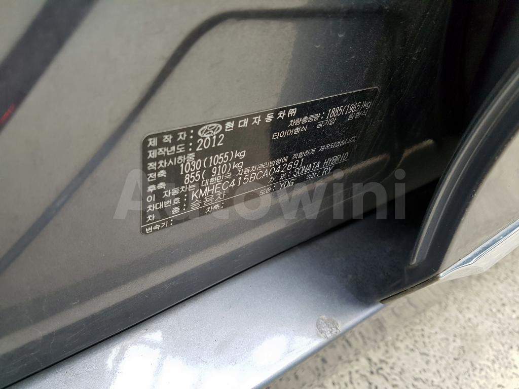 2012 HYUNDAI SONATA HYBRID (17R+SMART KEY+LED+GPS+CAM) - 58