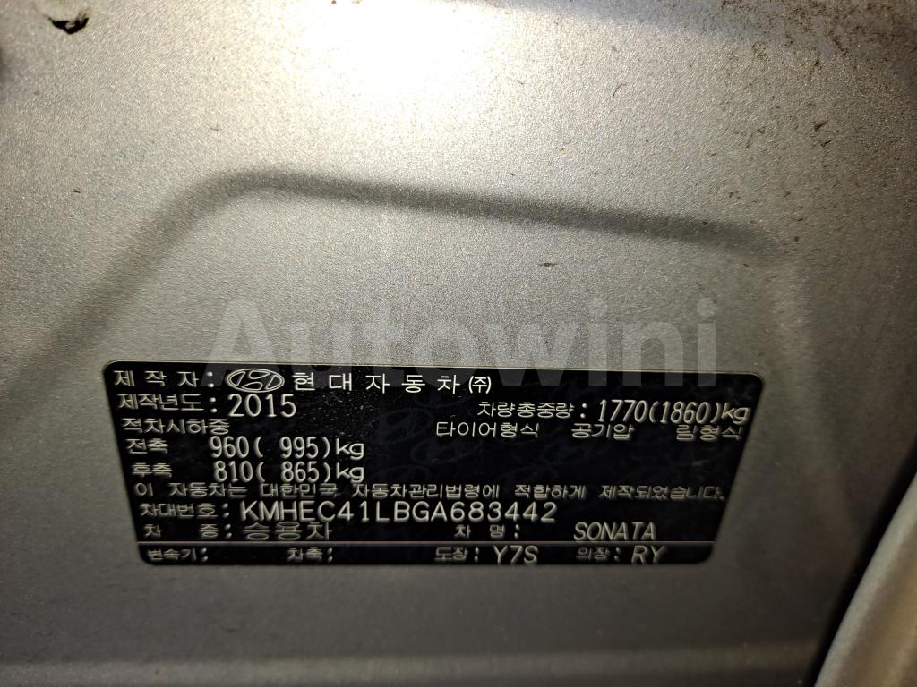2016 HYUNDAI YF SONATA THE BRILLIANT LPG TAXI - 39