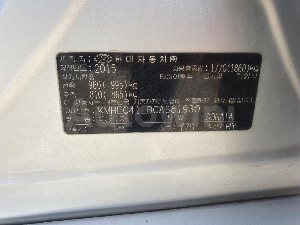 2016 HYUNDAI YF SONATA TAXI - 17