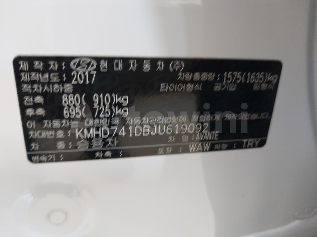 2018 HYUNDAI  AVANTE AD NO ACCIDENT ,RENTAL CAR - 16