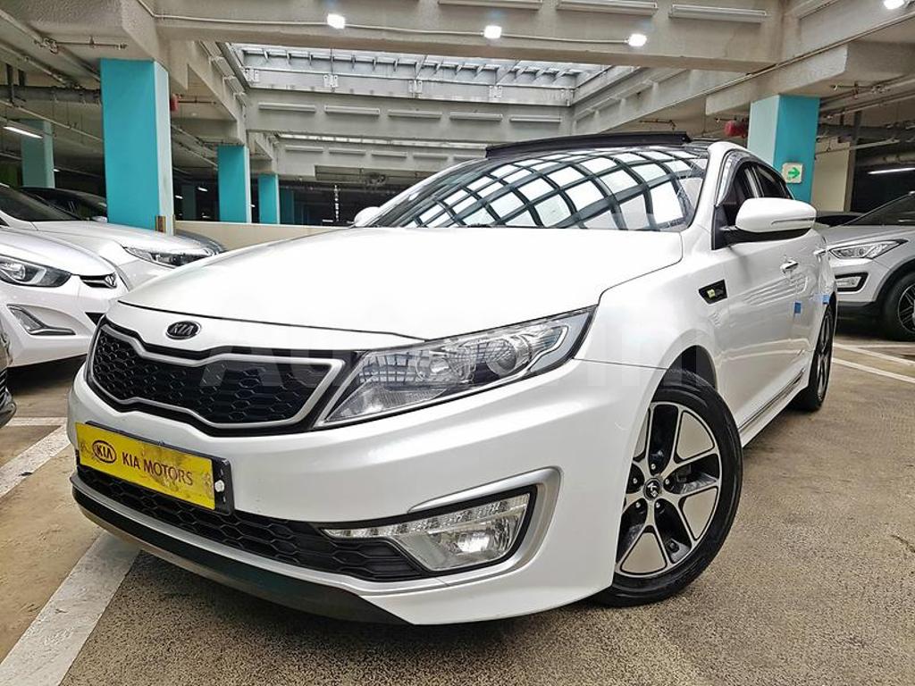 KNAGN41CBCA007554 2012 KIA K5 HYBRID OPTIMA (17R+SUNROOF+LED+GPS+SMART KEY-0