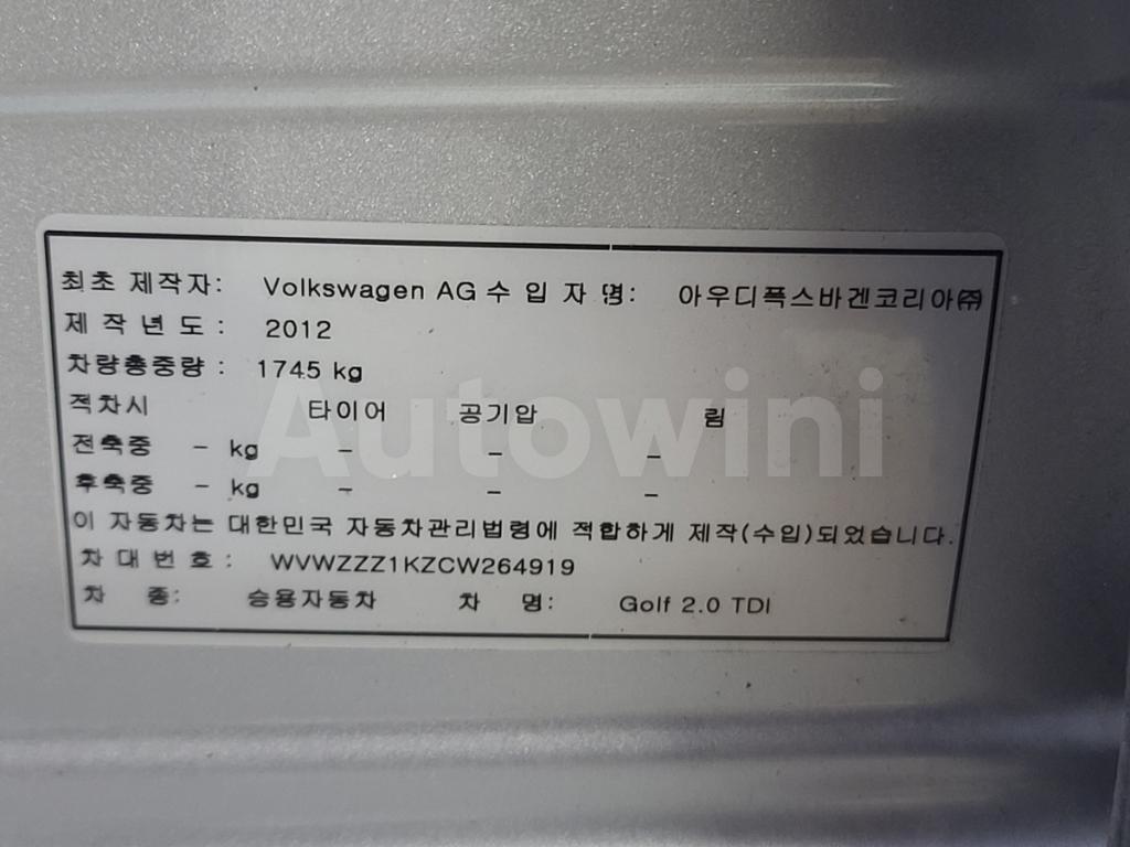 2012 VOLKSWAGEN GOLF 6GEN SUNROOF, R-CAM - 40