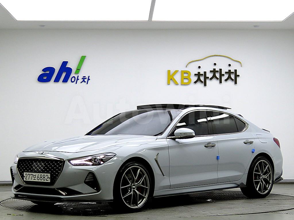 KMTG541EBLU061118 2020 GENESIS G70 SPORT3.3T SPORT 2WD PRESTIGE-0