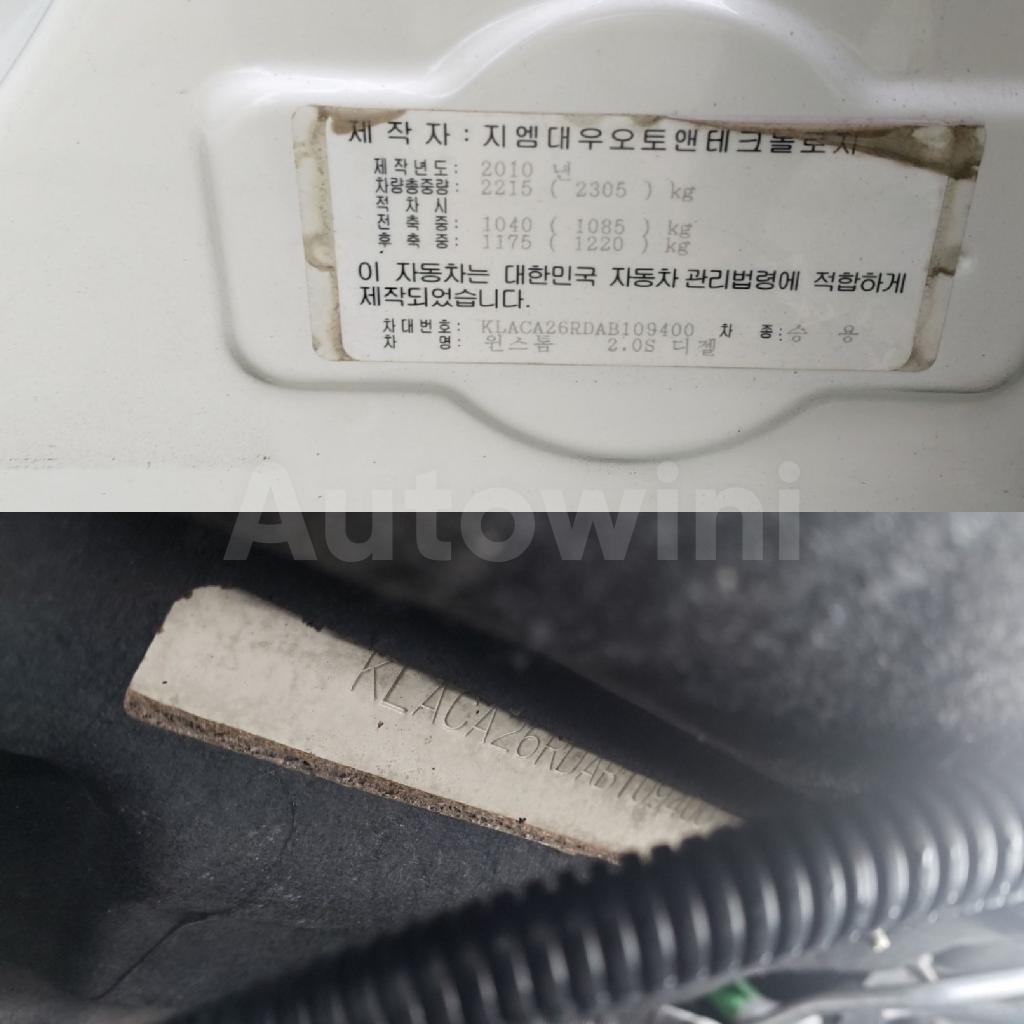 2010 GM DAEWOO (CHEVROLET) WINSTORM SUNROOF BLUETOOTH ABS - 22