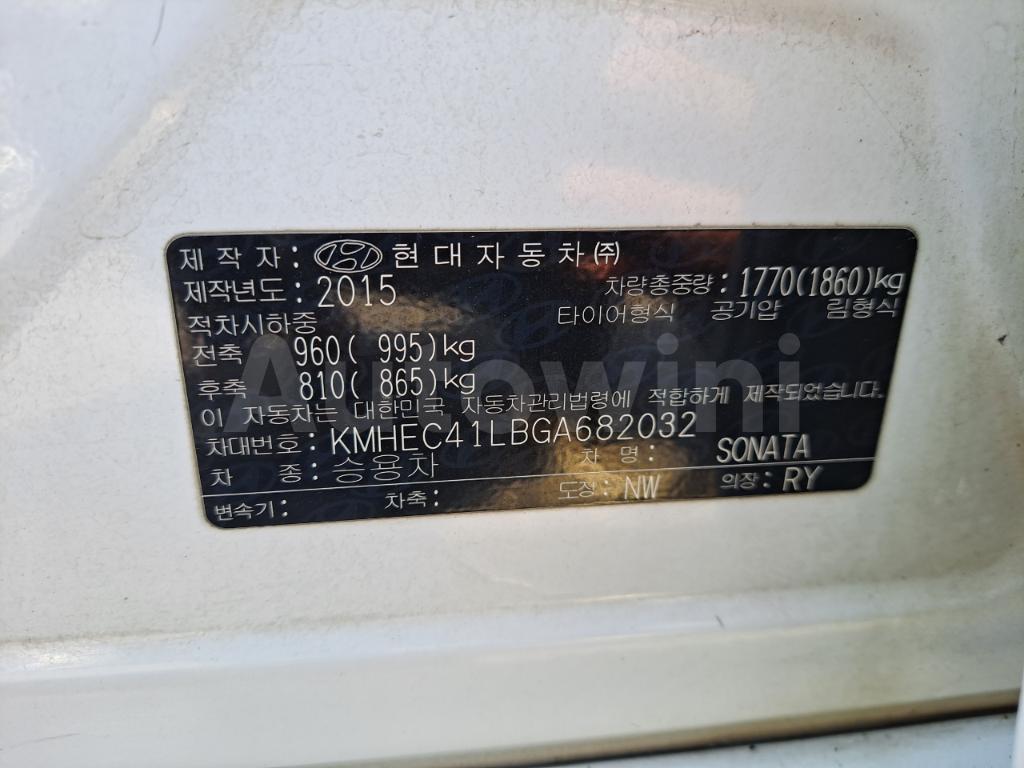 2016 HYUNDAI YF SONATA THE BRILLIANT DELUXE LPG DUAL AIR BAG - 34