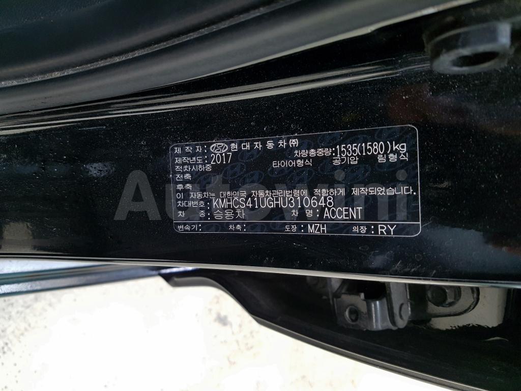 2017 HYUNDAI ACCENT  NO-ACCIDENT(LED+ANDROID+LEATHE - 47