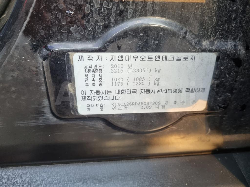 2010 GM DAEWOO (CHEVROLET) WINSTORM 2WD LTZ SUNROOF REARCAM - 40
