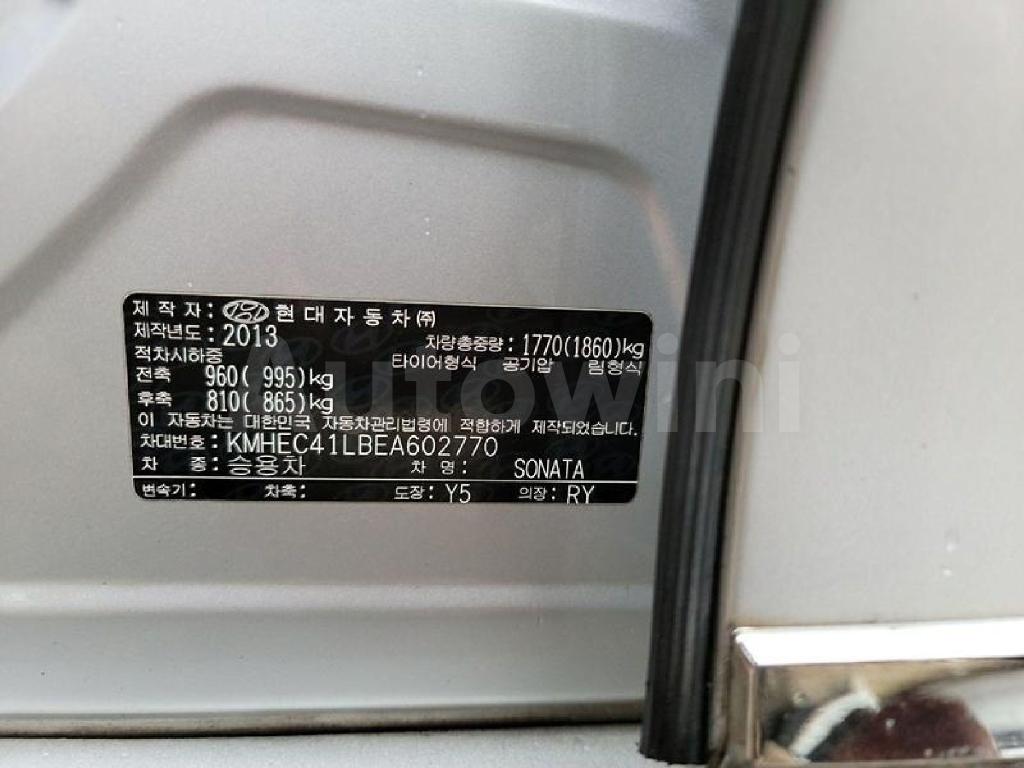 2013 HYUNDAI YF SONATA NO ACCIDENTI GOOD PRICE - 37