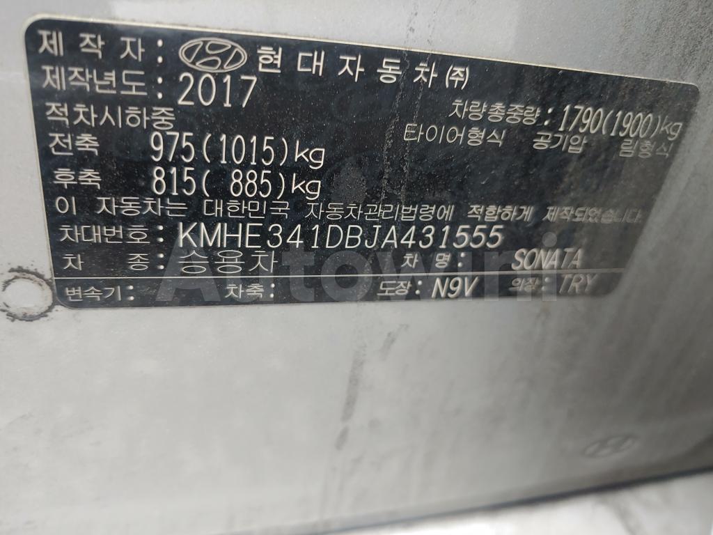 2018 HYUNDAI LF SONATA 18OF17 TAXI REAL MILEAGE - 14