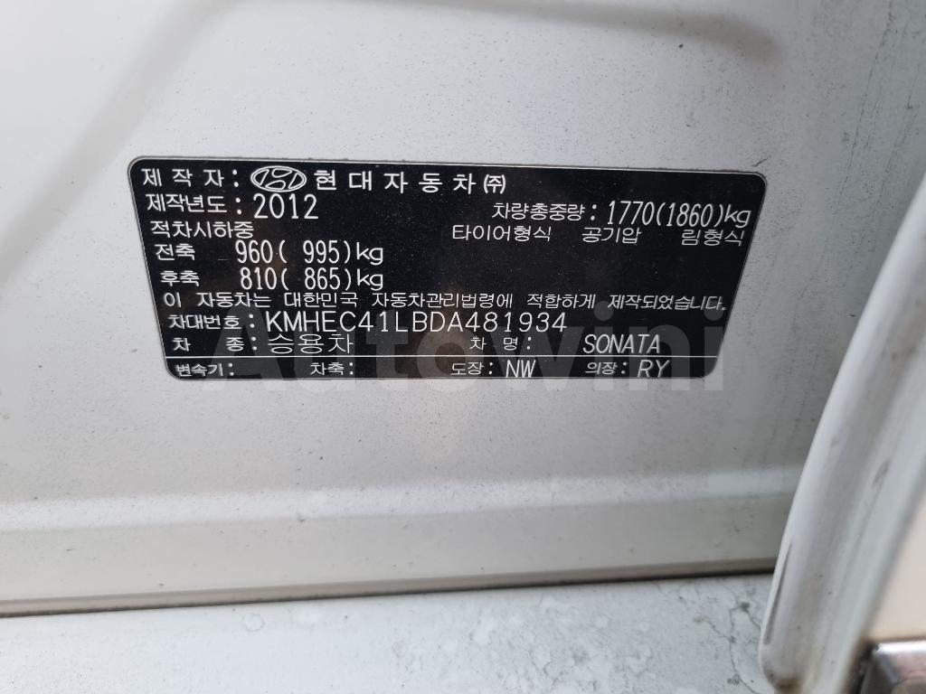 2013 HYUNDAI YF SONATA LPG TAXI - 30