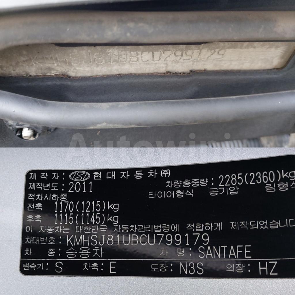 2012 HYUNDAI SANTAFE THE STYLE NO ACCIDENT SUNROOF SMART KEY - 44