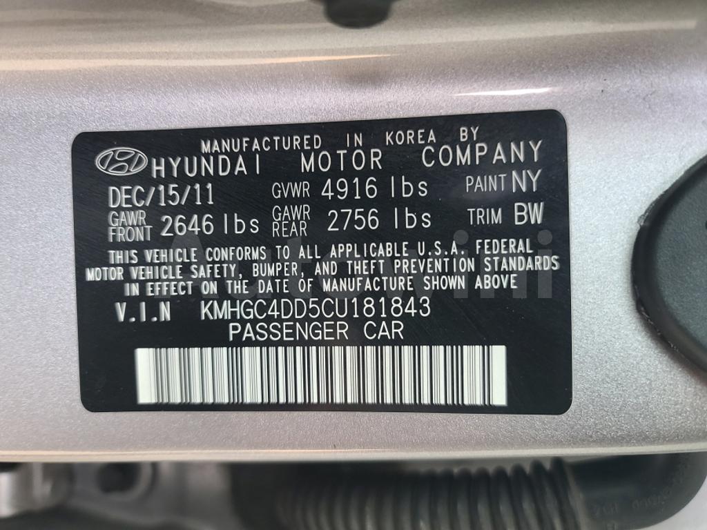 2012 HYUNDAI GENESIS SUNROOF, S-KEY, R-CAM - 40