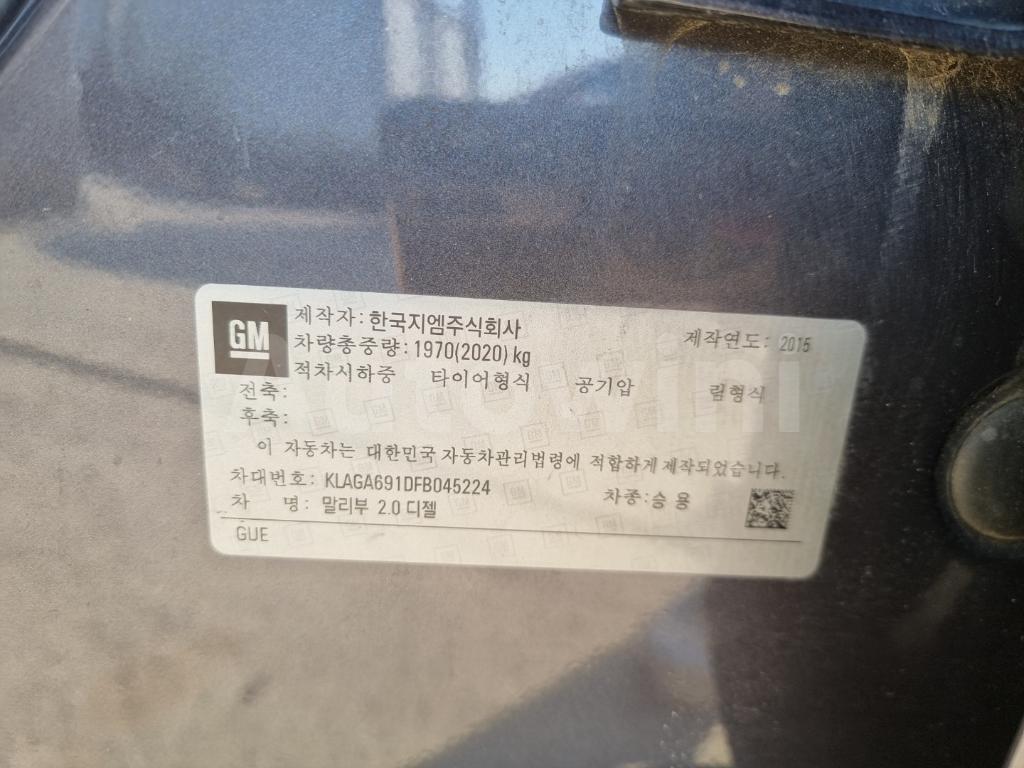 2015 GM DAEWOO (CHEVROLET) MALIBU LT SUNROOF - 37