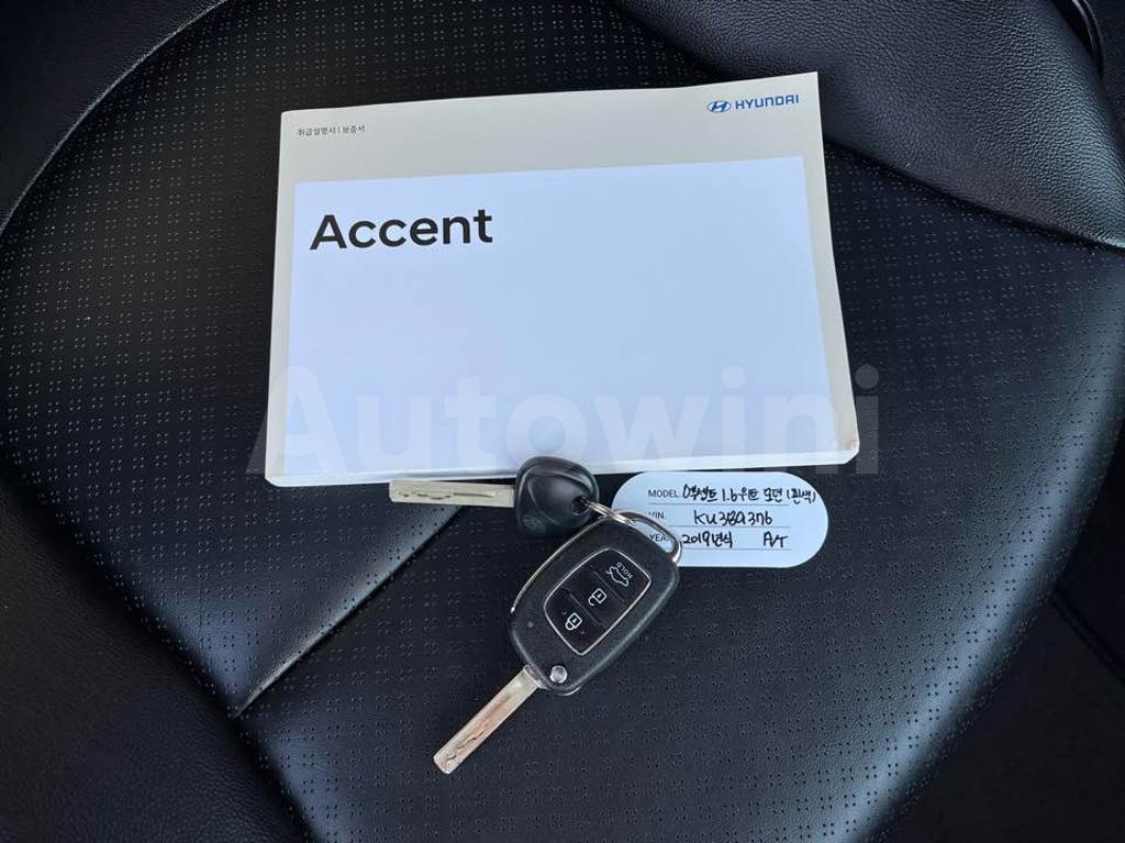 2019 HYUNDAI ACCENT  1.6 WIT NO ACCIDENT ABS/VDC AT - 26