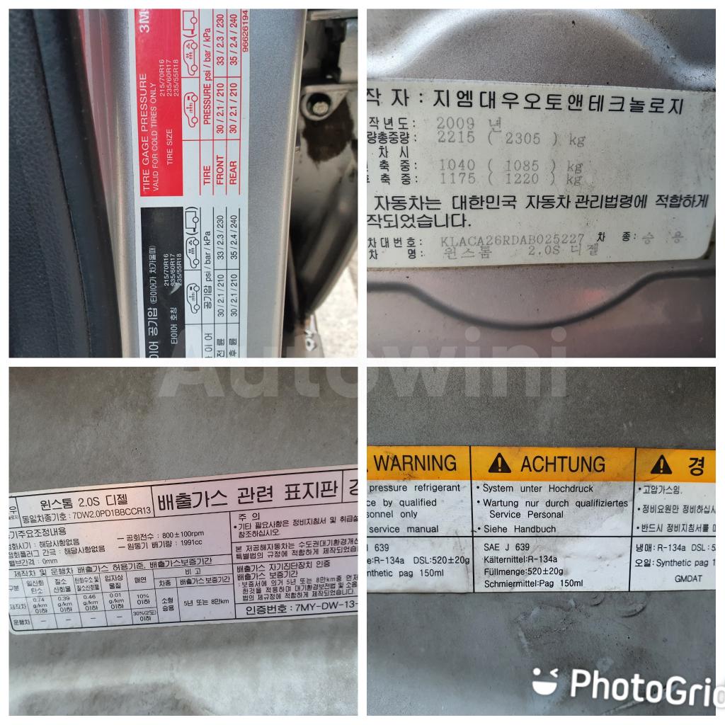 2010 GM DAEWOO (CHEVROLET) WINSTORM 18R+S.ROOF+R.CAM+ABS - 34