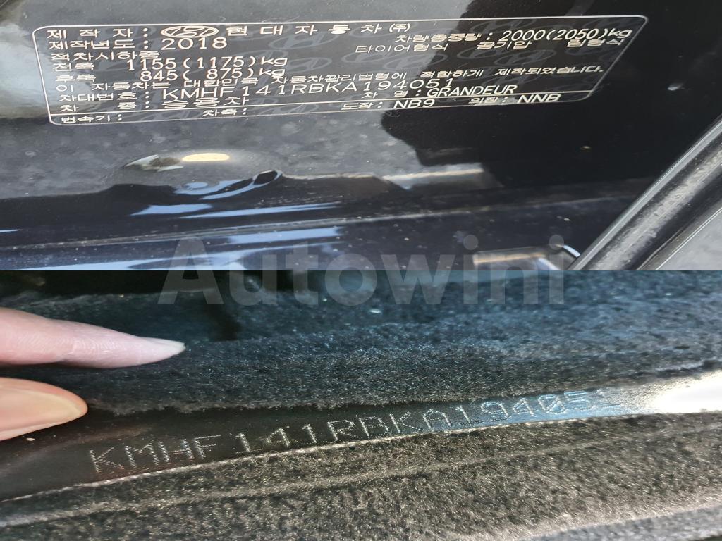 2019 HYUNDAI GRANDEUR IG AZERA PREMI *REAL.MIL+1 PAINT+NO.AC* - 40