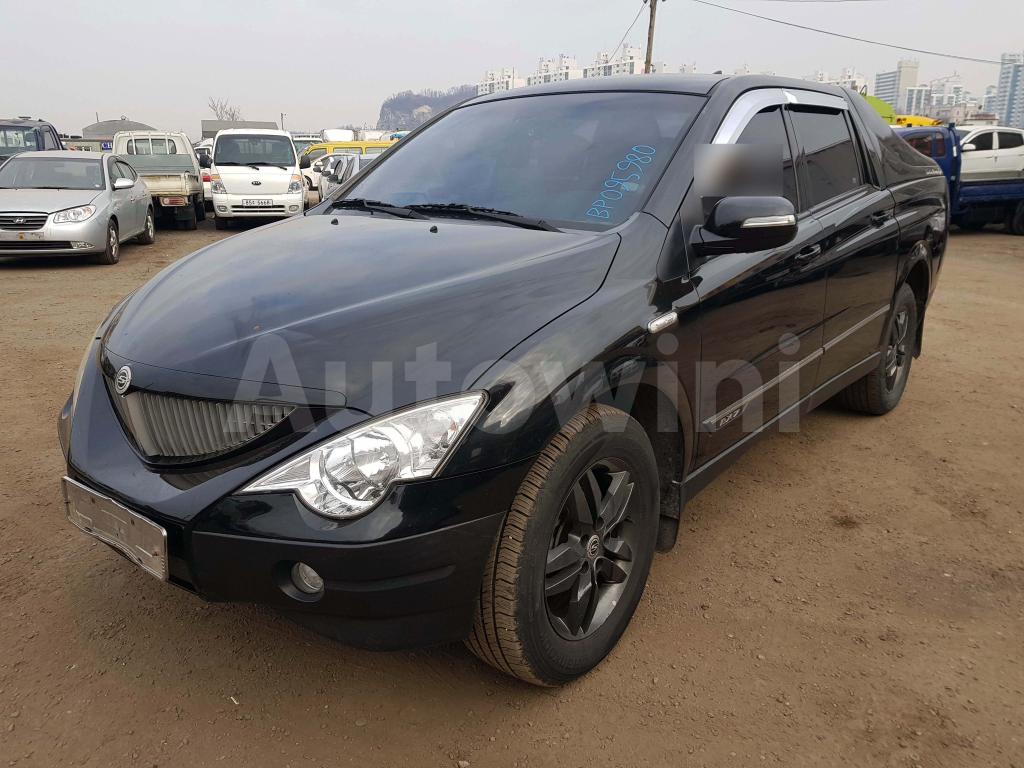 2011 SSANGYONG ACTYON SPORTS 4WD BLACK ✔️Цена 2222$ Купить в Корее с  Доставкой в Украину