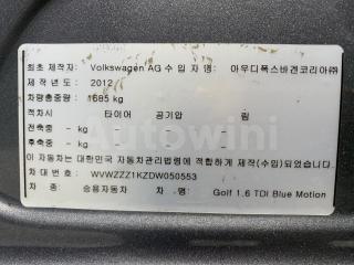 2013 VOLKSWAGEN GOLF 6GEN AUTO+ABS+BACK SENSOR - 9