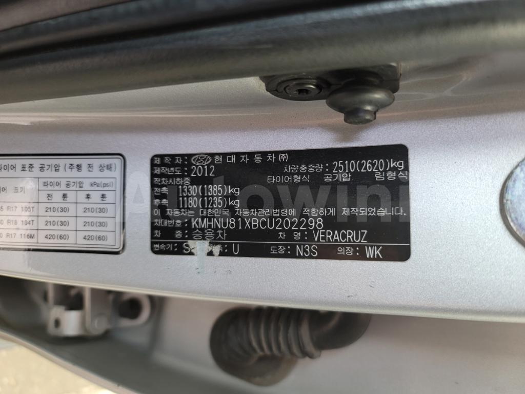 2012 HYUNDAI VERACRUZ SUNROOF, S-KEY, R-CAM - 40