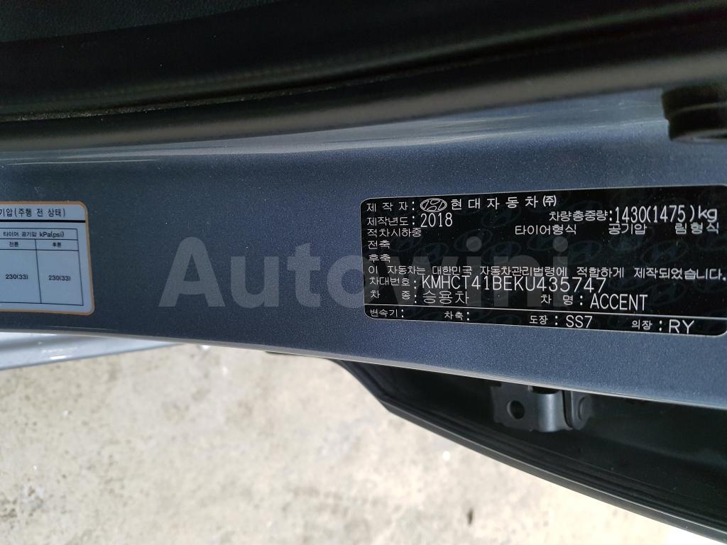 2019 HYUNDAI ACCENT  GASOLINE(15R+ANDROID+LEATHER) - 41