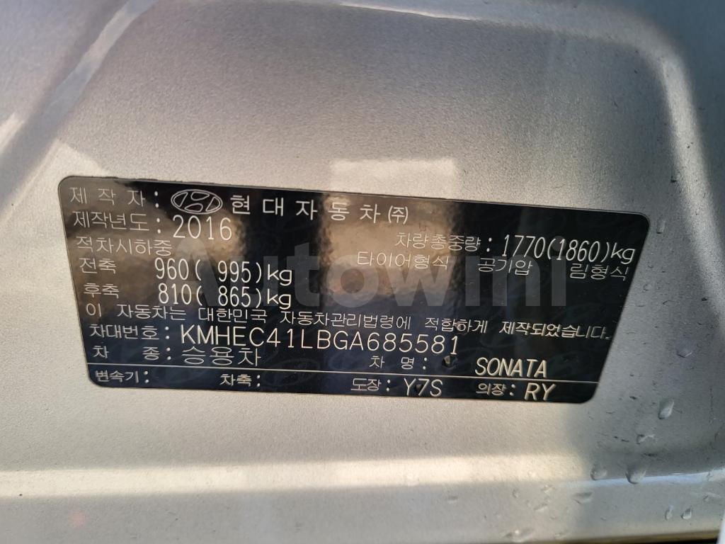 2016 HYUNDAI YF SONATA THE BRILLIANT ORIGINAL MILEAGE NO ACCIDENT - 58