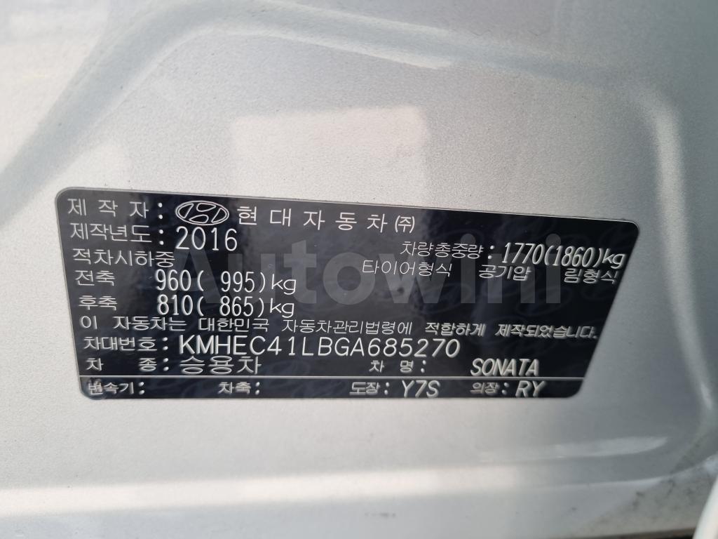 2016 HYUNDAI YF SONATA THE BRILLIANT TAXI AIRBAG NO ACCIDENT - 56