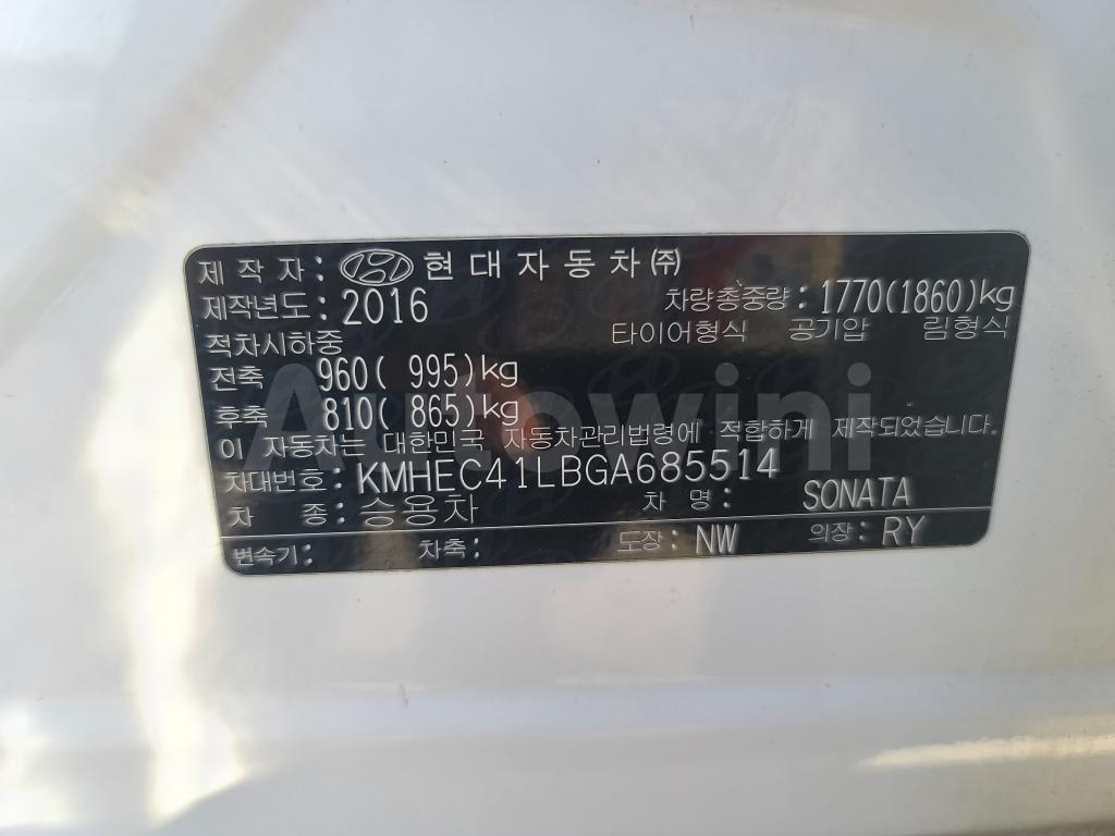 2016 HYUNDAI YF SONATA THE BRILLIANT LPG - 37