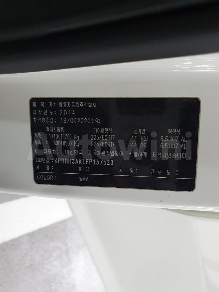 2014 SSANGYONG  KORANDO C CVT 2WD *GOOD CONDITION* - 47