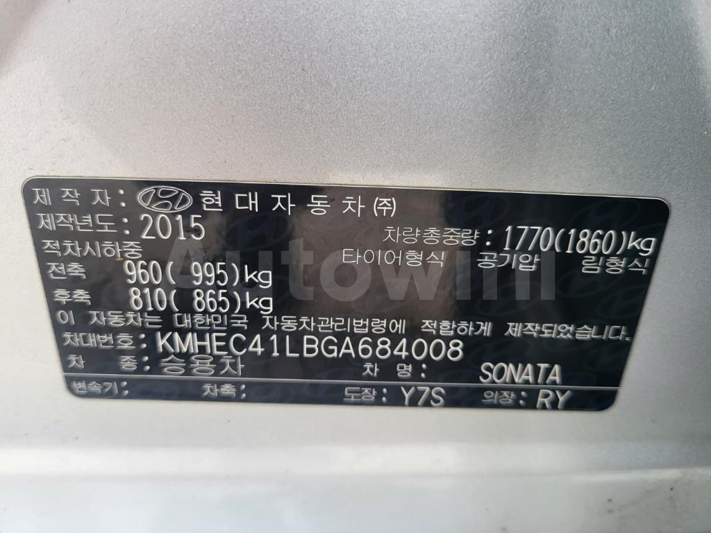 2016 HYUNDAI YF SONATA THE BRILLIANT TAXI AIRBAG LEATHER 16R - 58
