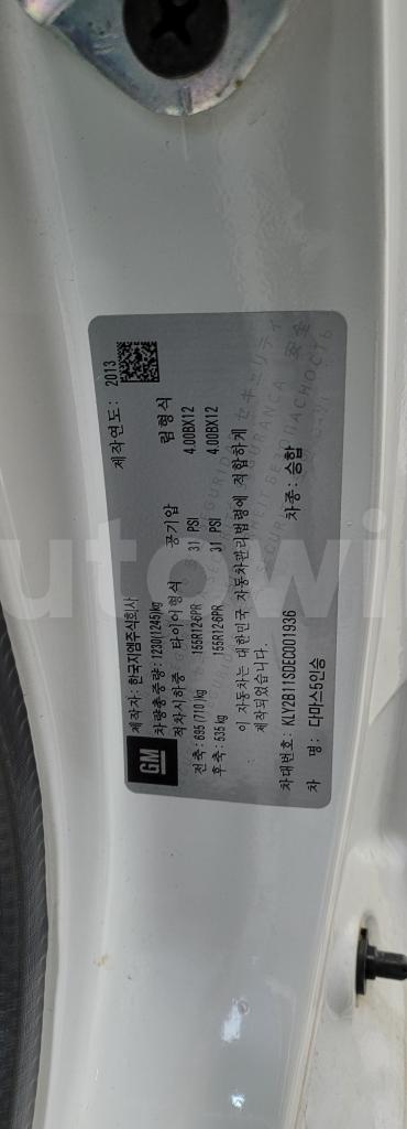 2014 GM DAEWOO (CHEVROLET)  DAMAS A - 24