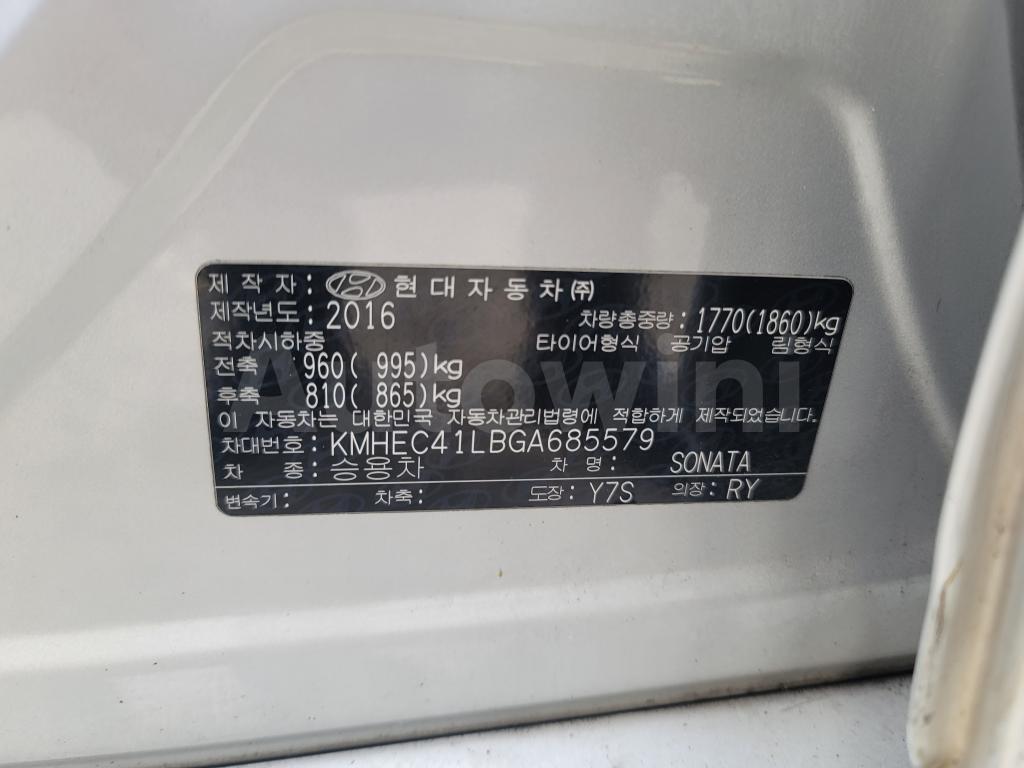 2016 HYUNDAI YF SONATA THE BRILLIANT TAXI AIRBAGX2 REAL-MILEAGE - 59