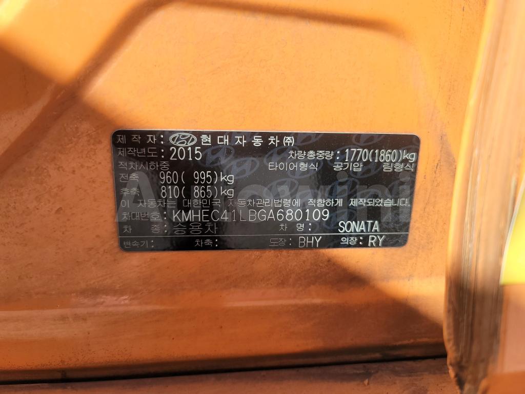 2016 HYUNDAI YF SONATA THE BRILLIANT TAXI AIRBAG LEATHER - 59
