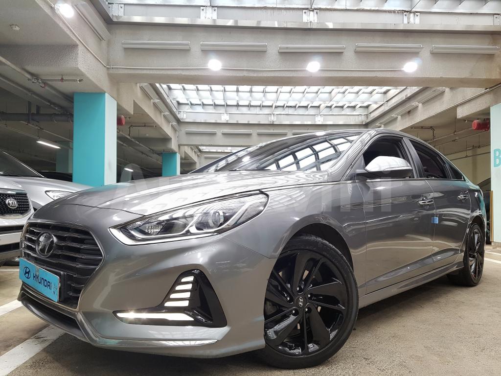 KMHE241AGJA437559 2018 HYUNDAI SONATA RISE D-(N18R+SMART KEY+GPS+LED-0