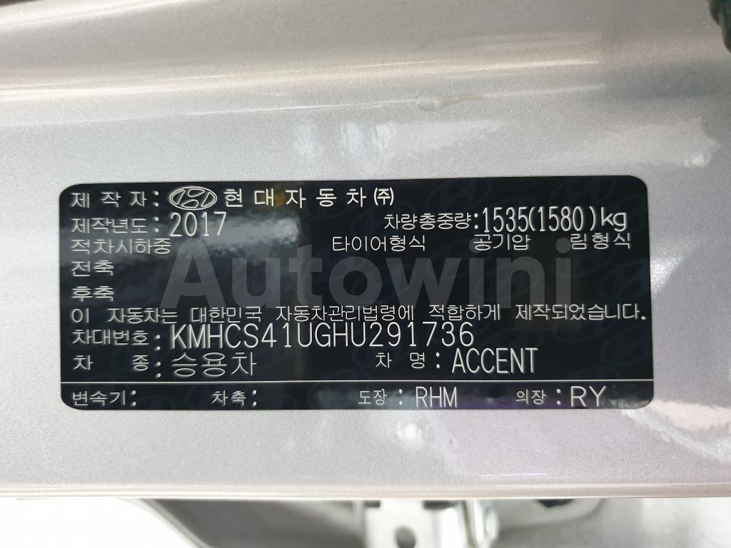 2017 HYUNDAI ACCENT  DIESEL ABS - 36