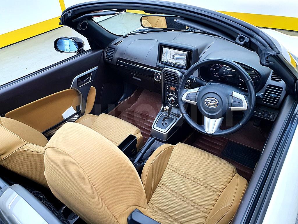 KL90F3C6GFK2ZA018   ?RE-CARVED VIN NUMBER  BUYERS NEED TO CHECK IF RE-CARVED VIN NUMBERS ARE ALLOWED IN THEIR COUNTRY TO AVOID CUSTOMS ISSUES BEFORE BOOKING. 2015 DAIHATSU COPEN CONVERTIBLE-5